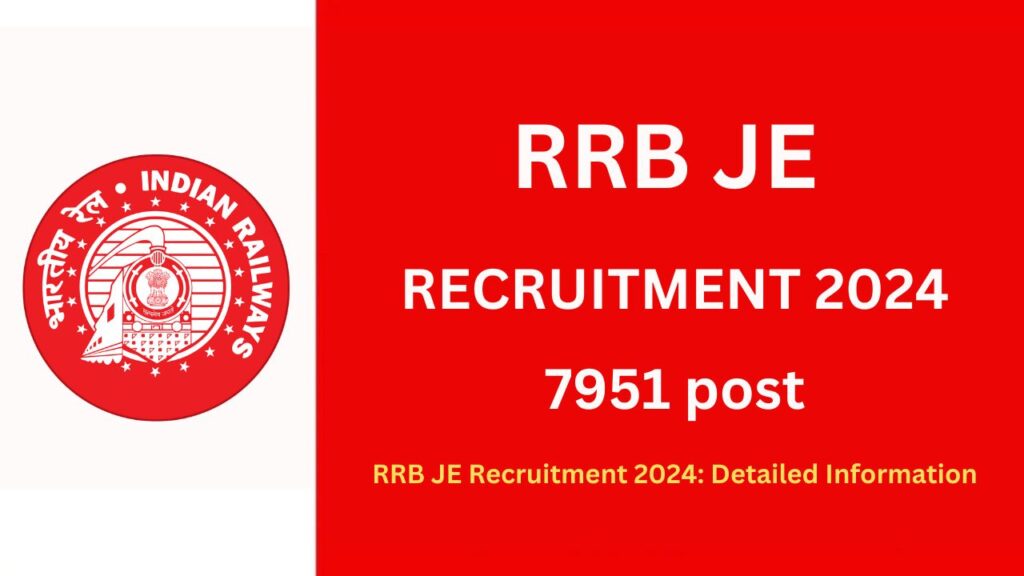 RRB JE Recruitment 2024