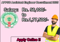 APPSC Assistant Engineer Recruitment 2025