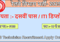 RRB Technician Recruitment 2025