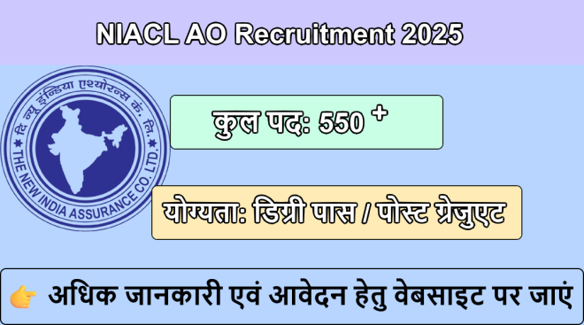 NIACL AO Recruitment 2025