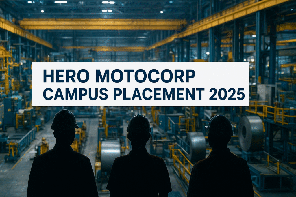 Hero MotoCorp Ltd Campus Placement Drive 2025